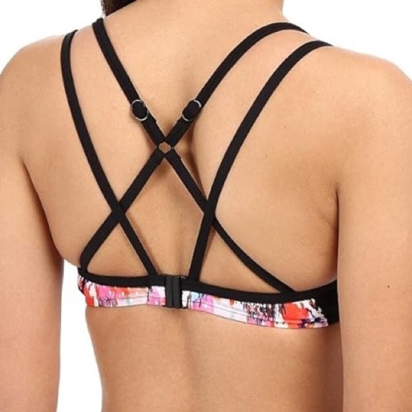 Seafolly Beach Gypsy Scuba Bikini Set Hipster Bottom Lightly Padded Top - Picture 3 of 16